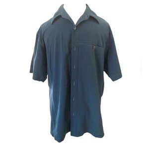 Kuhl Men's Shirt Button Up Blue Large